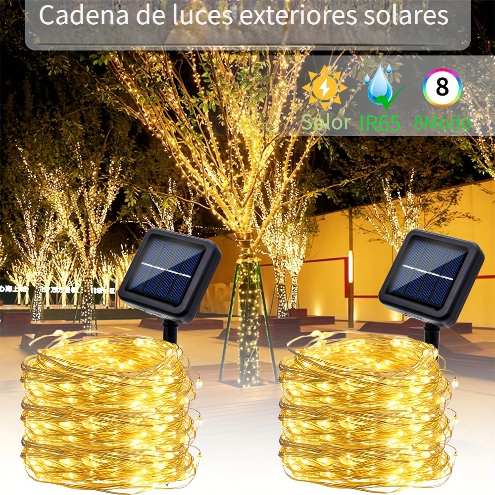 6 Paquetes Iluminación Solar Exteriores Lámpara Solar - Temu Mexico