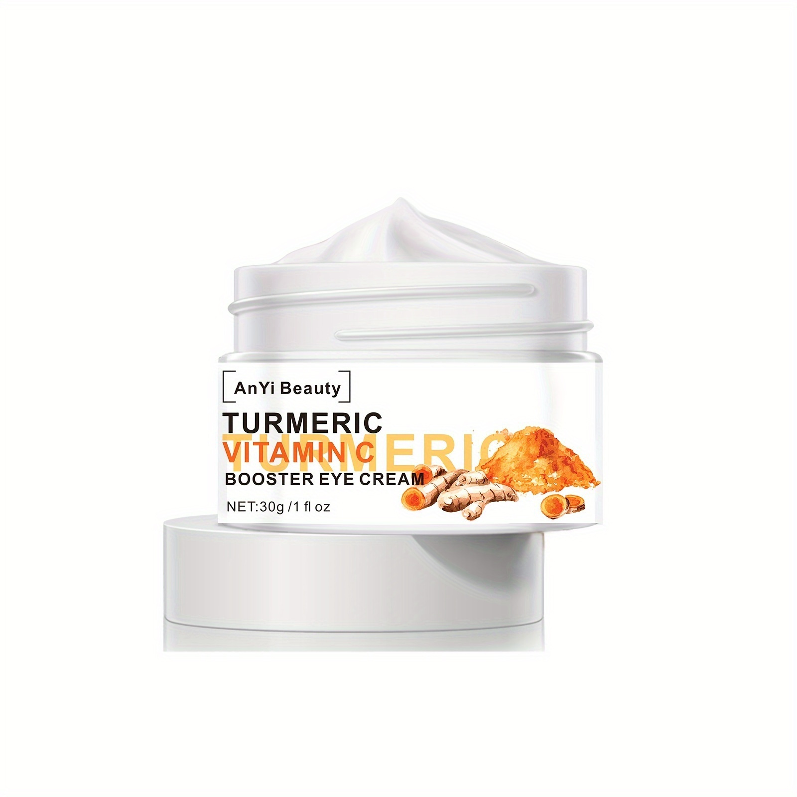 

Turmeric Vitamin C Eye Cream - Moisturize, Reduce Aging, Smooth Wrinkles, Firm Skin, Reduce Dark Circles & Eye Bags