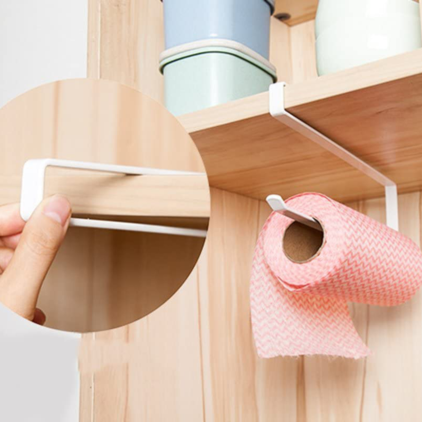 

Maximize Your Kitchen Storage With This Hanging Paper Roll Holder Cupboard! For Hotels, Restaurant, Bulk Kitchenware&tableware