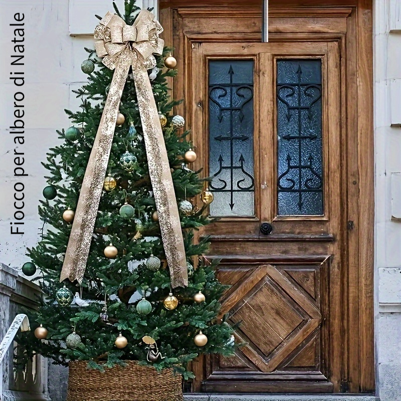 1pc Fascia A Forma Fiocco Neve Natale Capodanno Festa - Temu Italy