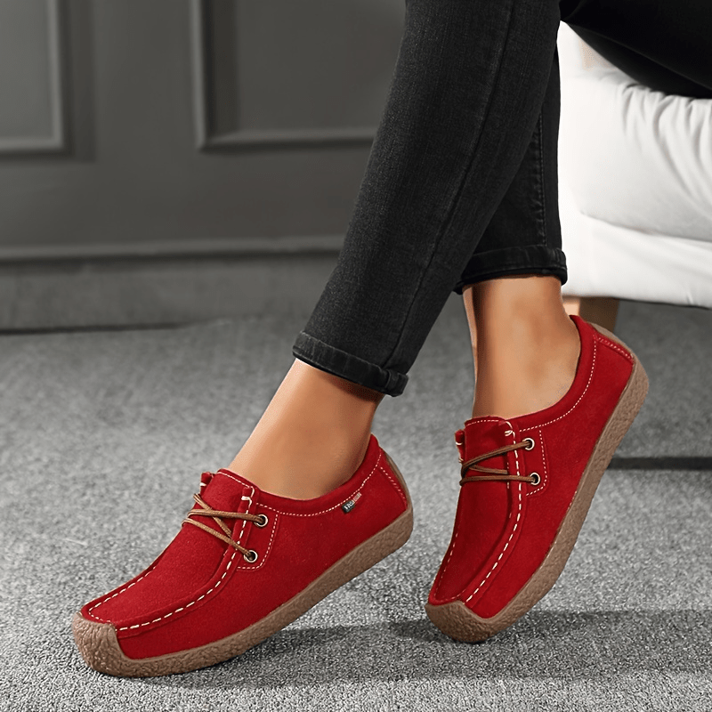 Women's Lace Loafers Comfort Lightweight Slip Shoes Casual - Temu