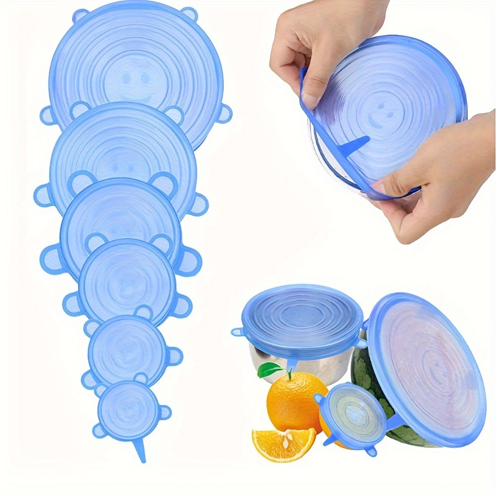 Plastic Transparent Round Storage Box, Slime Container With Lids