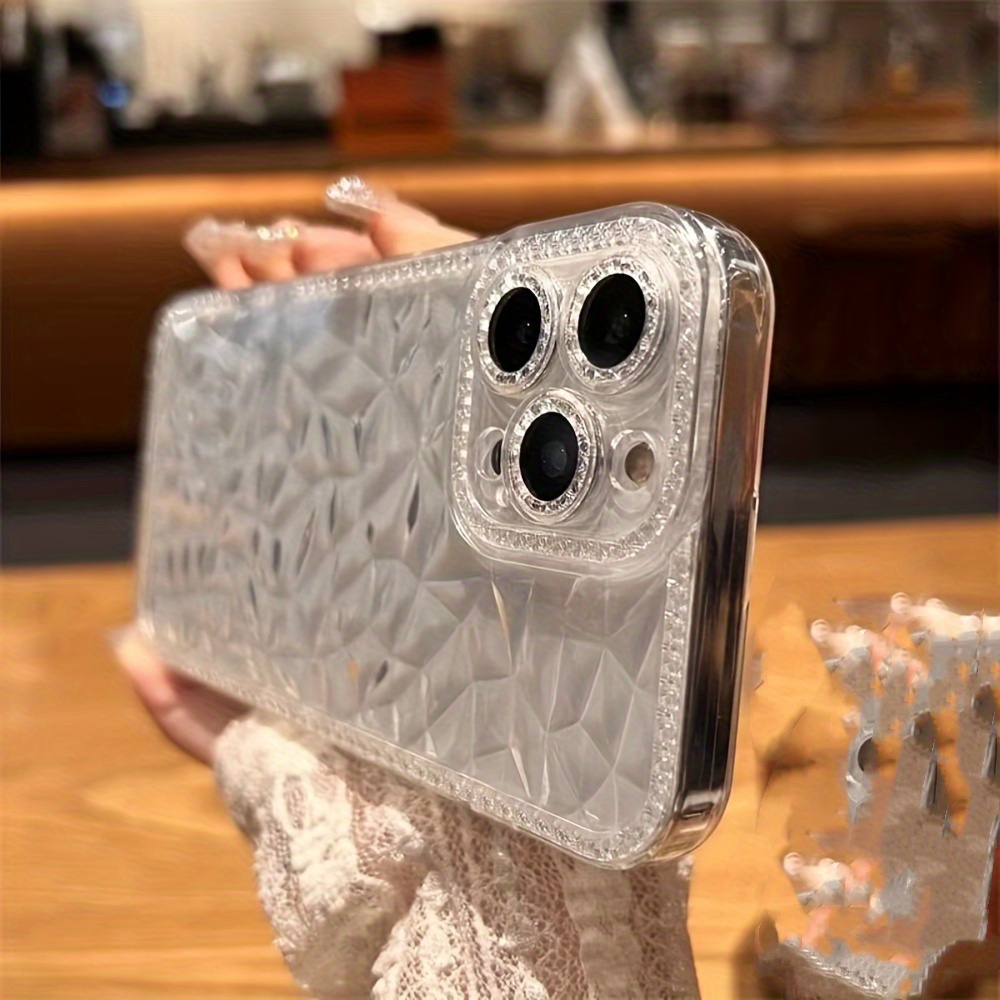 luxury glitter transparent mobile phone case suitable iphone