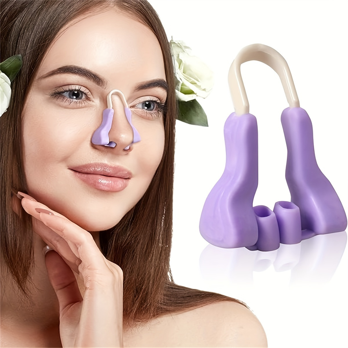 

1pc Silicone Nose Shaper Clip For Instant Reshaping, Wide Nose Soft Silicone Nose Straightener, Corrector, Painless Shrinking Tool, Ideal Nose Lifter Tool
