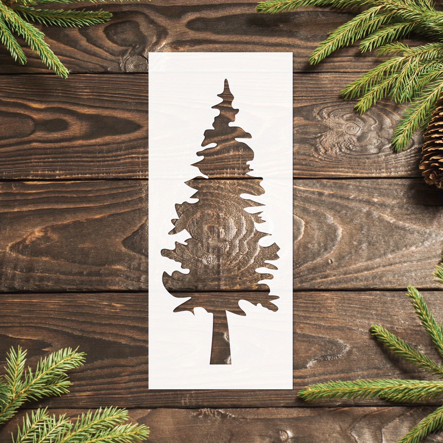 Christmas Skinny Evergreen,Farm Fresh Tree Stencil Bundle for Painting,DIY  Decor Home