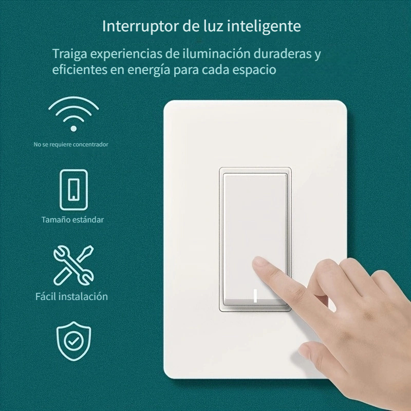  Interruptor de luz inteligente Interruptor de luz WiFi