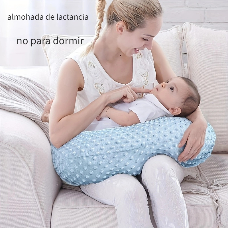 Almohada de lactancia multifuncional Almohada de lactancia materna, altura  ajustable, gris