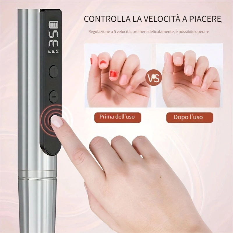 Lima Elettrica Professionale Ricaricabile 35000 Giri/min - Temu Italy