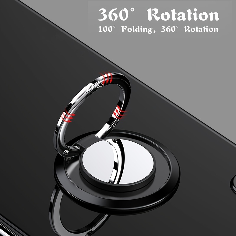 Soporte de anillo de dedo para teléfono móvil, accesorio ultrafino de lujo  para Magsafe 360, soporte de pegatina trasera giratoria para Iphone y  Samsung