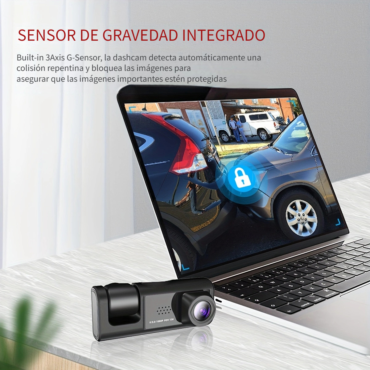 Cámara Para Auto DVR, Pantalla LCD 2 , HD 960P, Sensor de