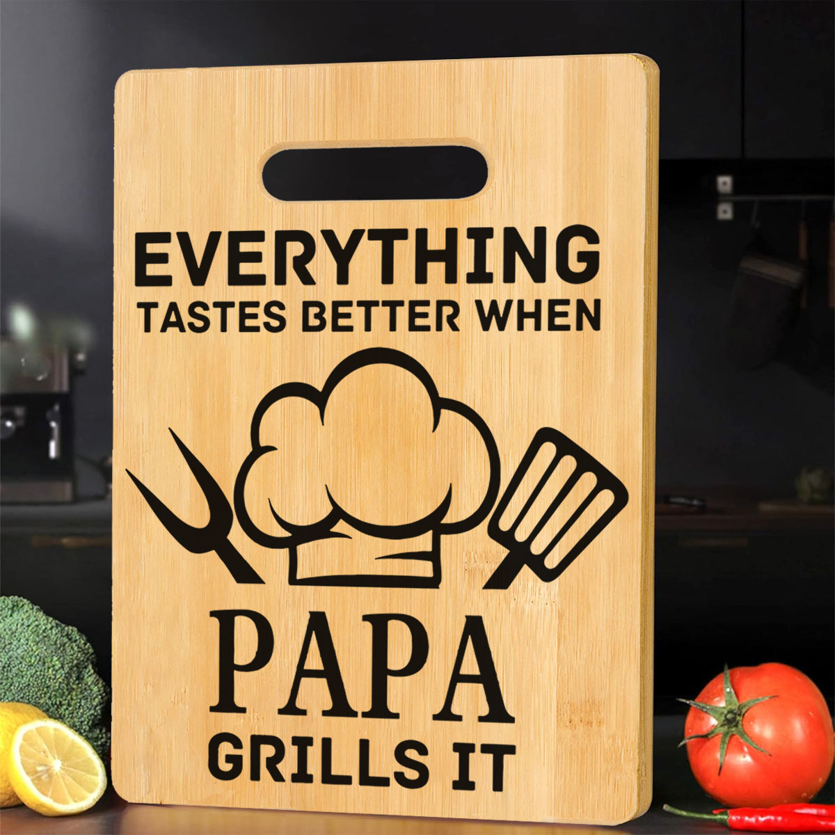 

Dad Off - Dad On - Engraved Cooking Set For , Stepfather, - For Son