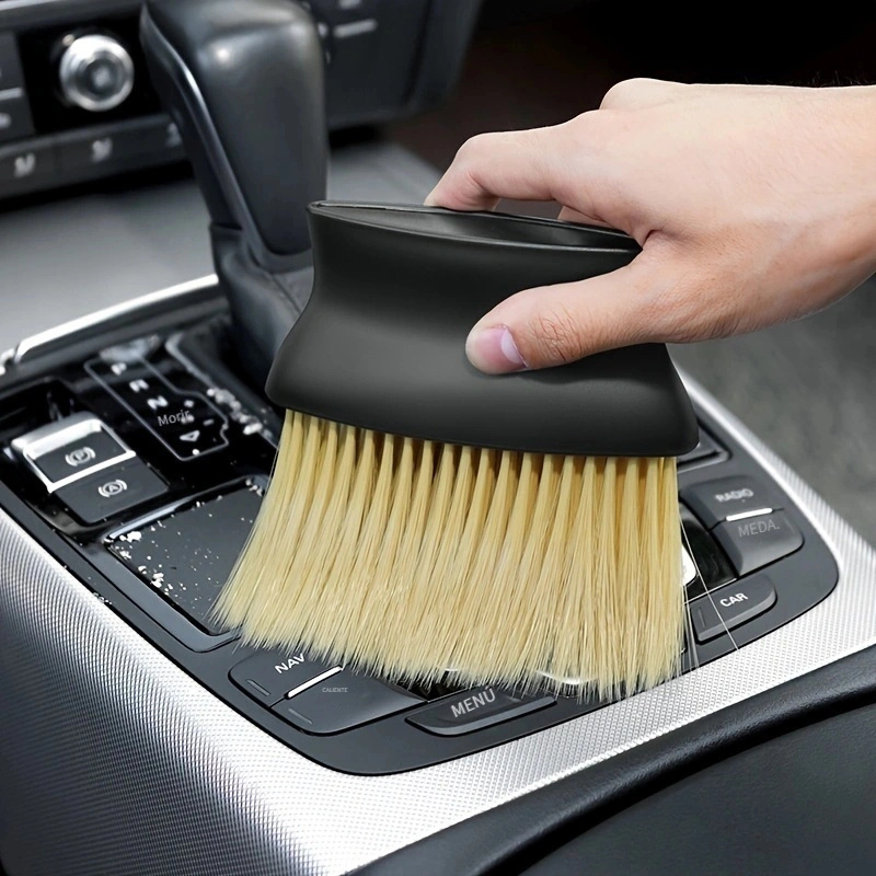 Cepillo para Polvo Limpieza Auto Interiores Pulir Cerdas Suaves