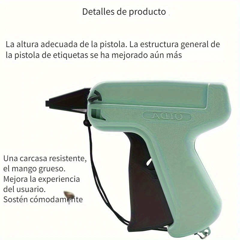 Tmvgtek Pistola Etiquetadora De Etiquetas De Precio De Ropa, 3 1000 Púas +  5 Agujas Tmvgtek Para estrenar