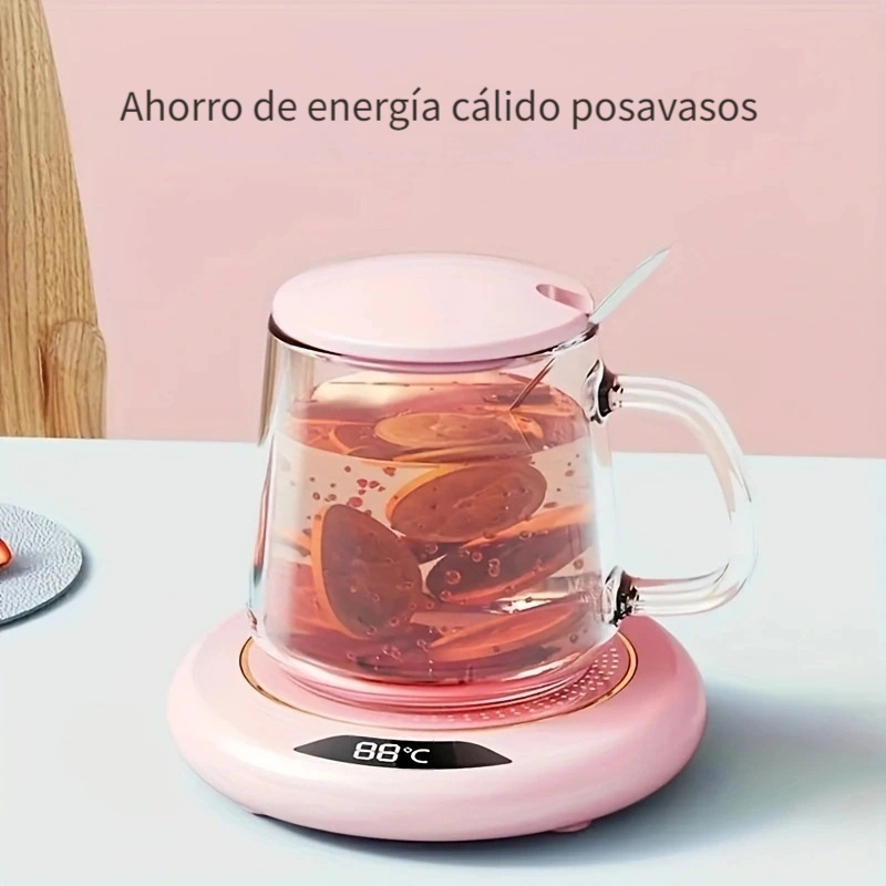 Calentador de tazas USB, calentador eléctrico de tazas de café, leche, té,  posavasos para el hogar