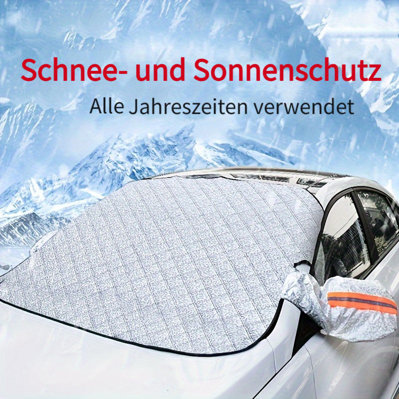 Winter-Autoschneeabdeckung: Verwenden Sie Diese Schneesichere, Wasserdichte  Und UV-beständige Abdeckung, Um Ihr Auto Vor Dem Einfluss Der