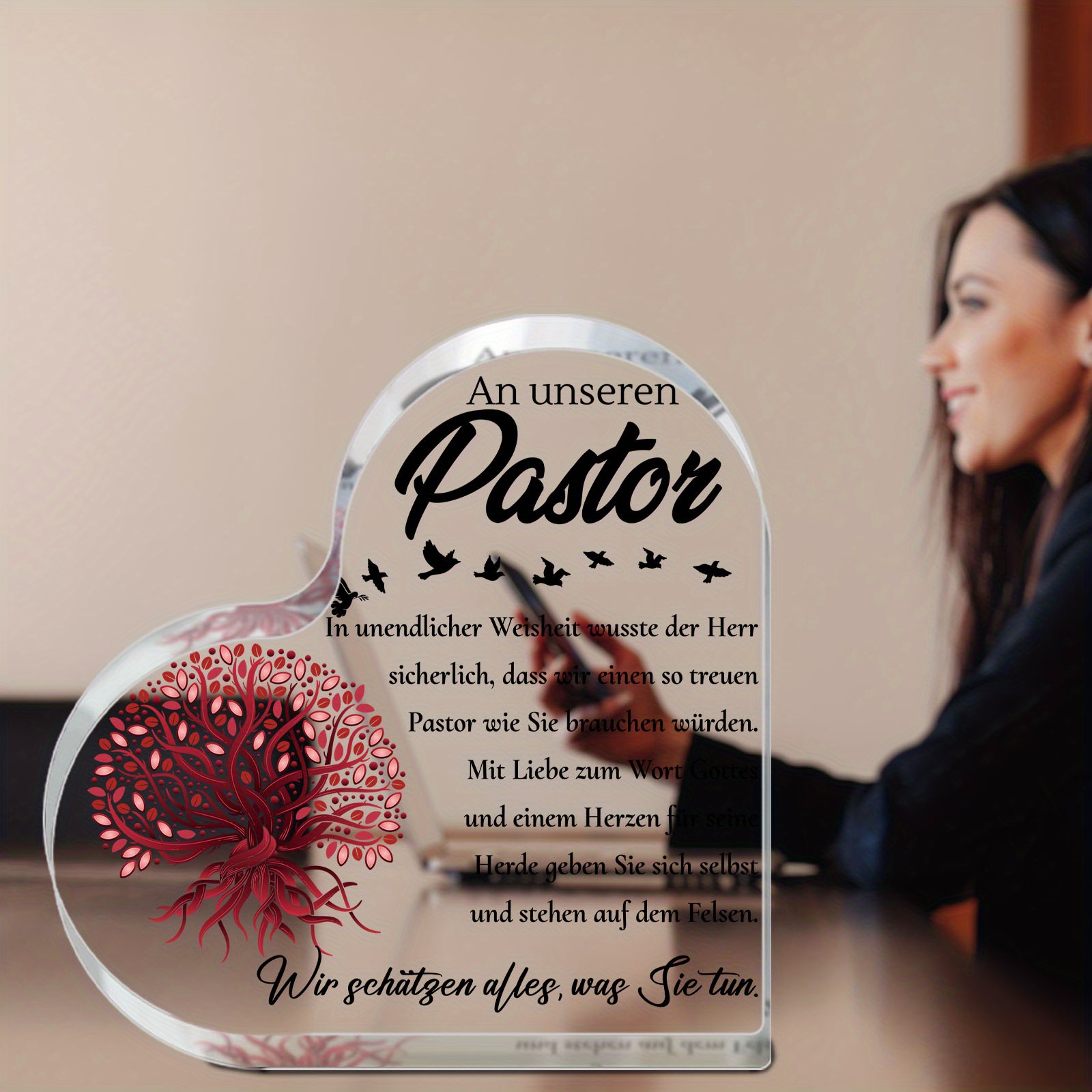 Regalos cristianos, regalos de agradecimiento para pastor, regalo de  agradecimiento para pastor, regalos para hombres y mujeres, placa de  decoración