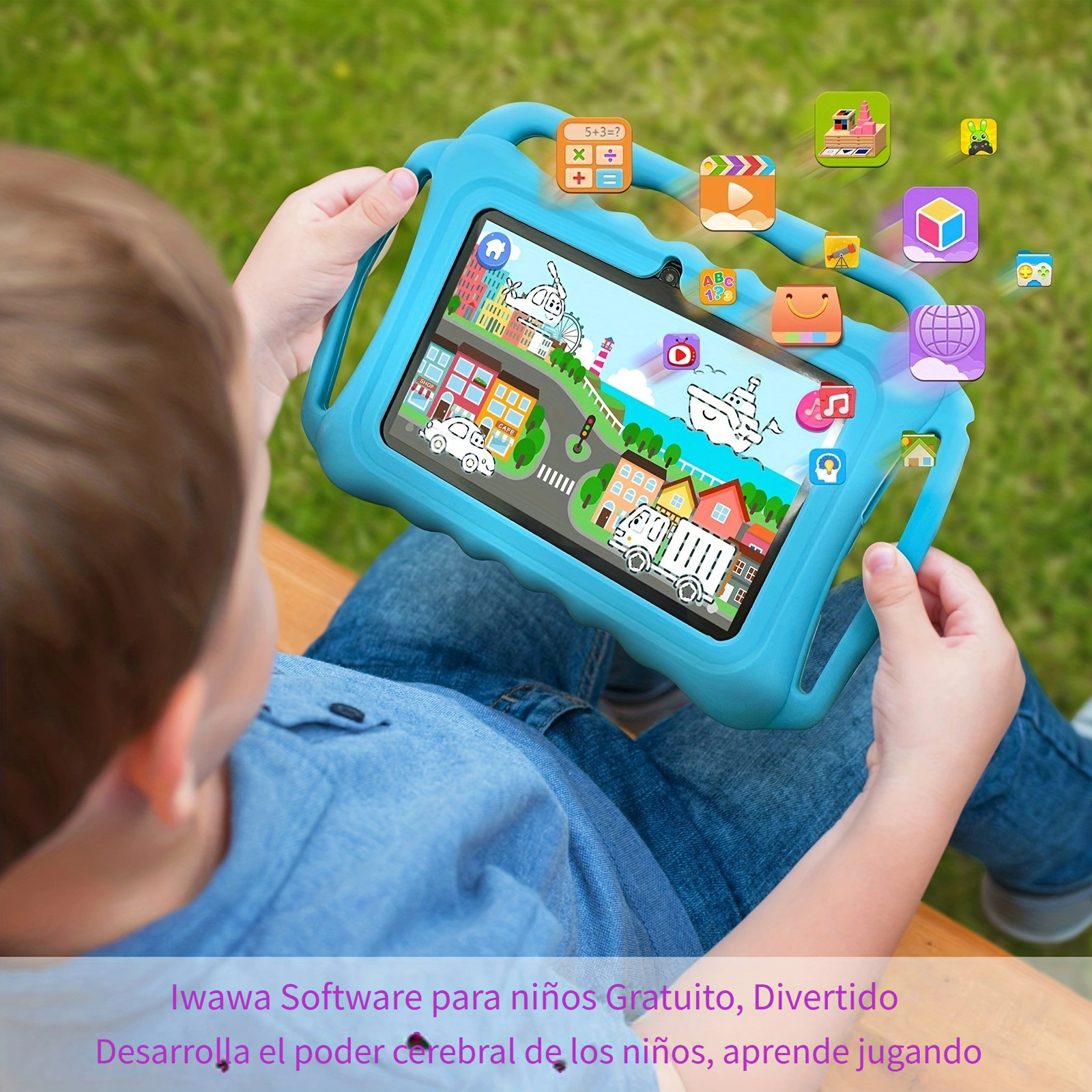Tablet Para Niños Krono Kids 7 Pulgadas Lcd Con Android 10