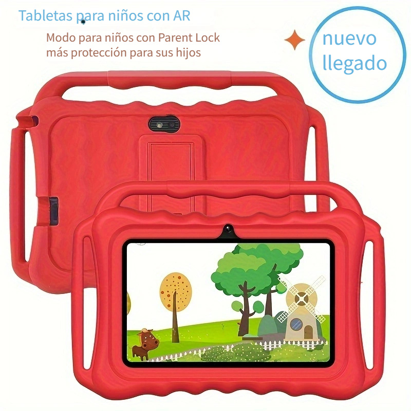 Tablet Para Niños Krono Kids 7 Pulgadas Lcd Con Android 10