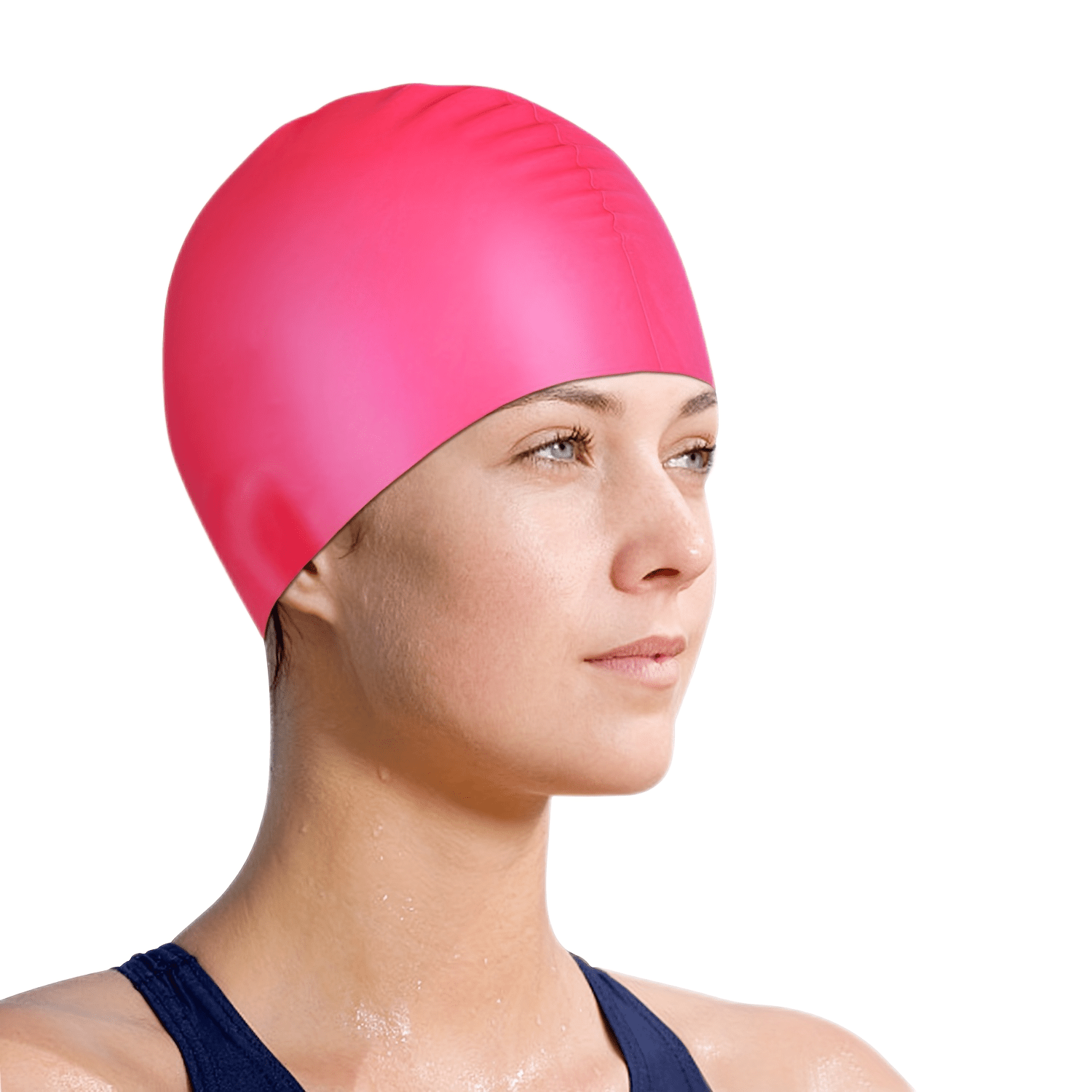 Silicone Swimming Waterproof Swimming Long Hair - Temu