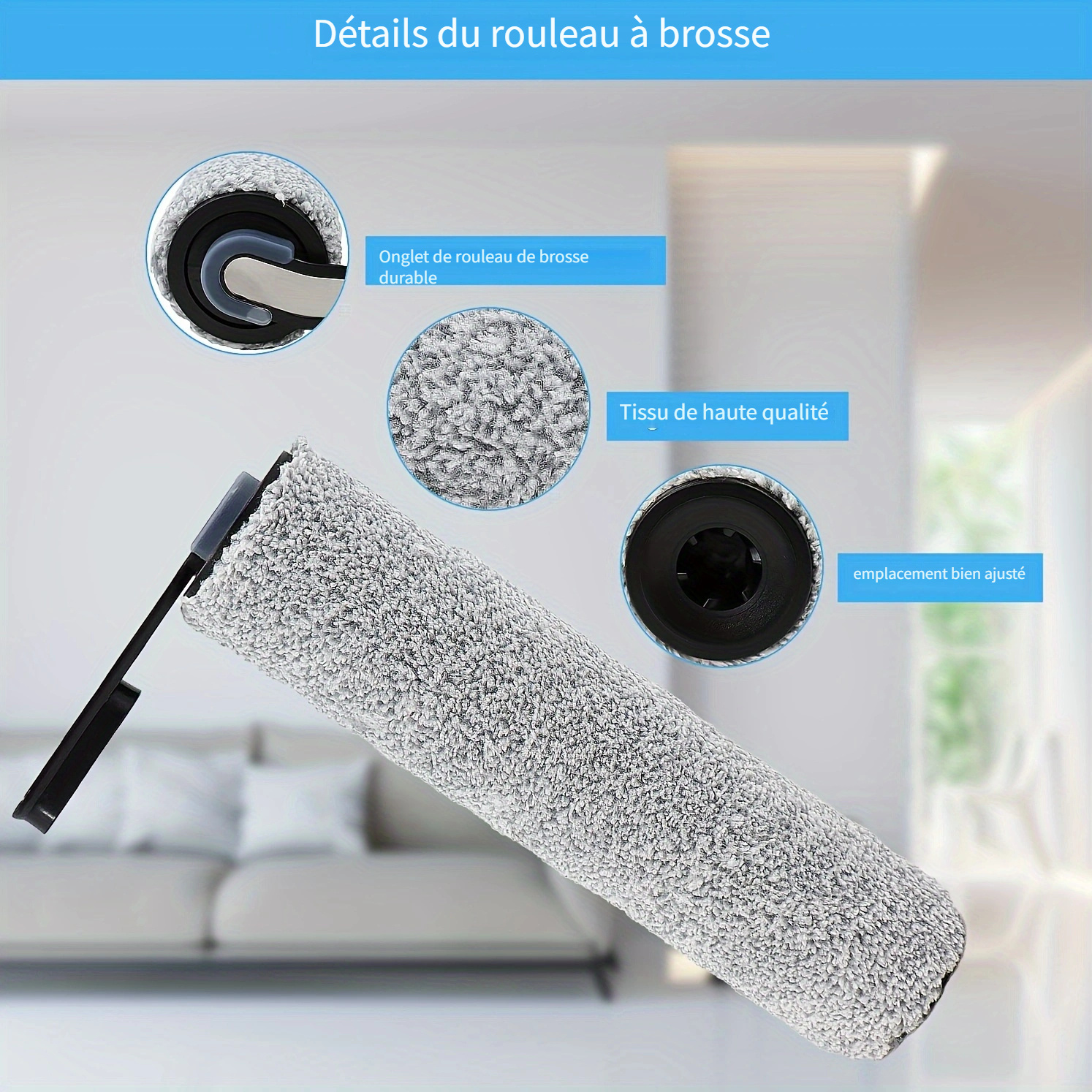 Pièces de rechange pour aspirateur Tineco S5, brosse à rouleau, filtre à  particules à haute efficacité