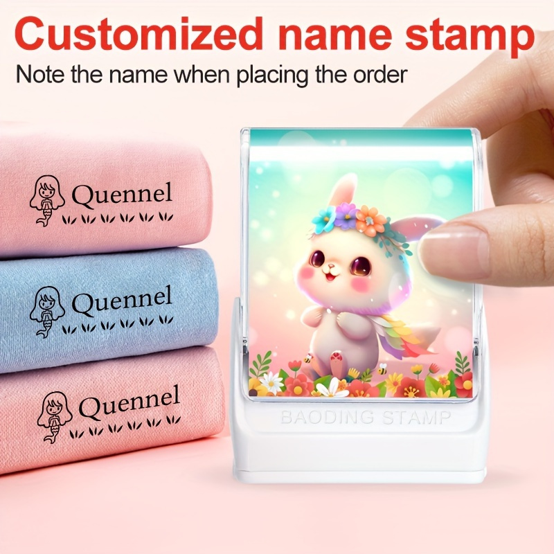 Name stamp clothing custom name stamp personalized diy name temu canada