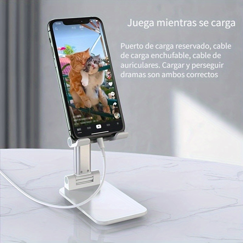 1 Pieza Soporte Teléfono Móvil Escritorio Iphone Ipad - Temu Chile