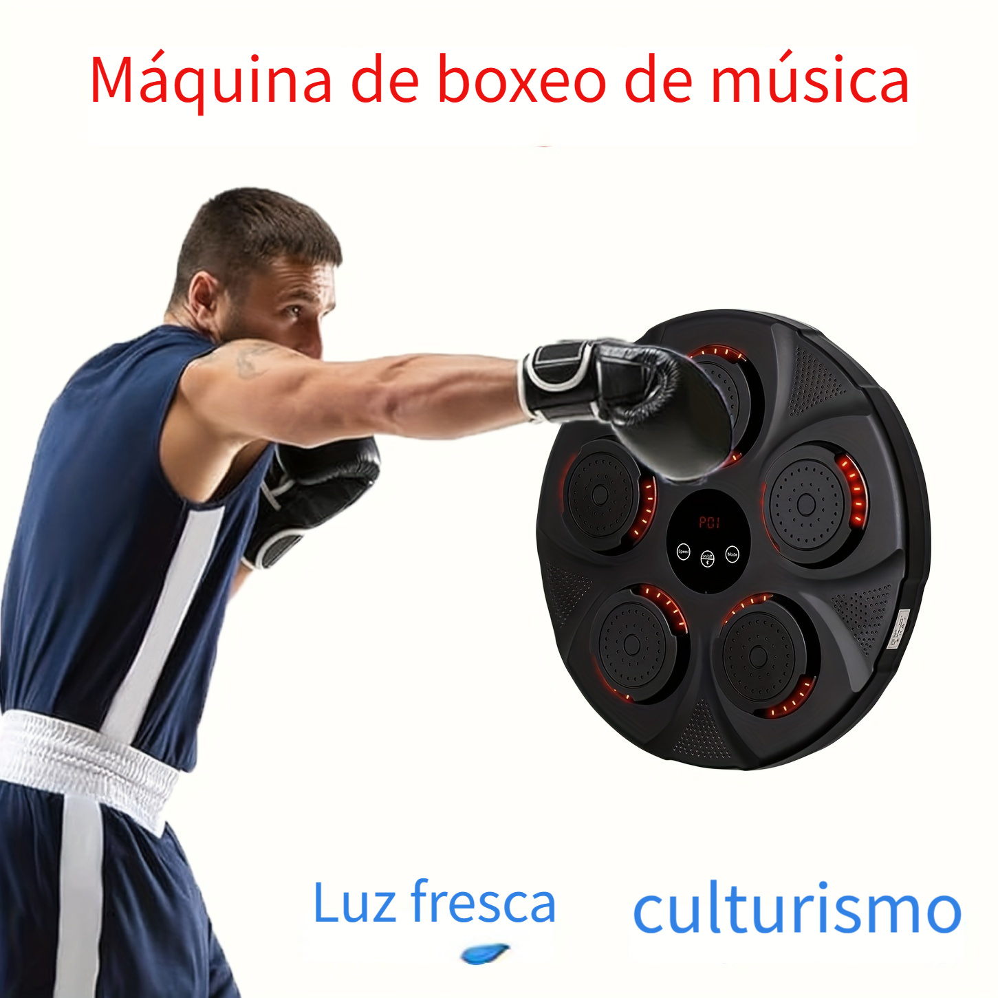 Máquina Boxeo Musical Boxeador Musical Montaje En Pared - Temu