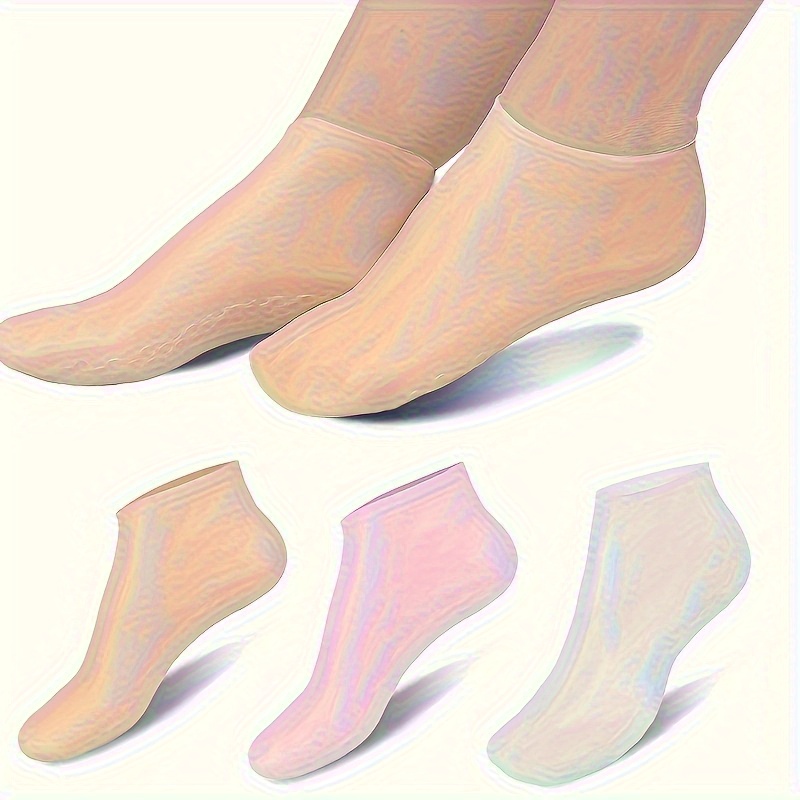Silicone Gel Moisturizing Socks Anti slip Silicone Socks - Temu