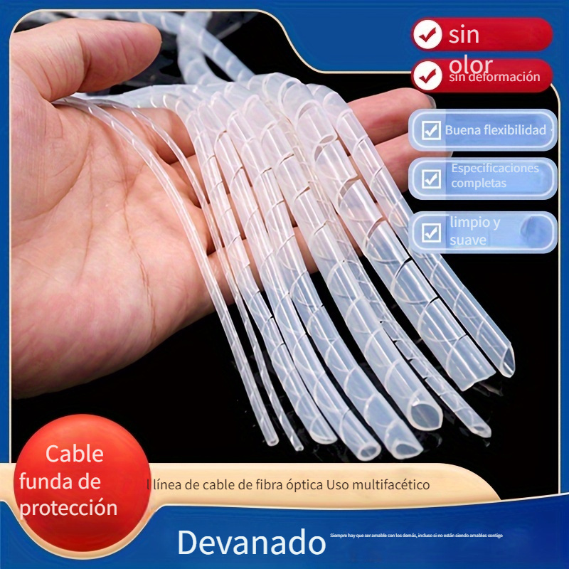 1 Funda Trenzada Extensible Mascotas Protector Cable Gestión - Temu