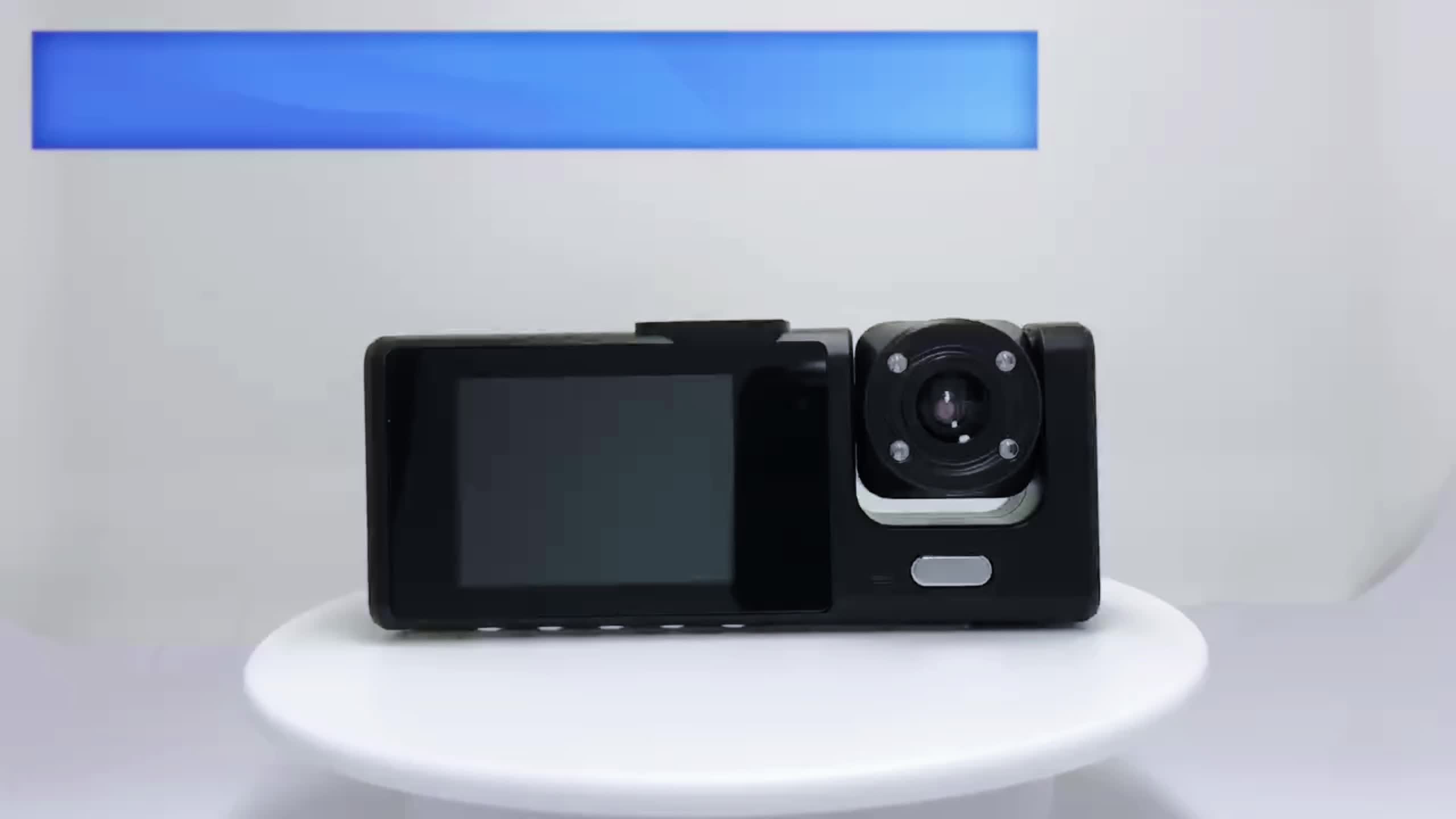 Dash Cam Pour Voitures, Avant Et Intérieur, Caméra Double 1080P Avec Vision  Nocturne IR, Enregistrement En Boucle, Boîte Noire DVR Pour Voiture Avec