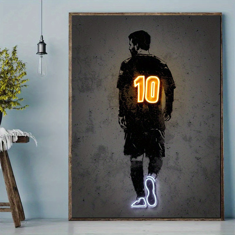 Football Player Sports Canvas Painting