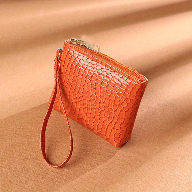 Wholesale Fake Crocodile leather coin purse fashion style zipper coin  pocket From m.