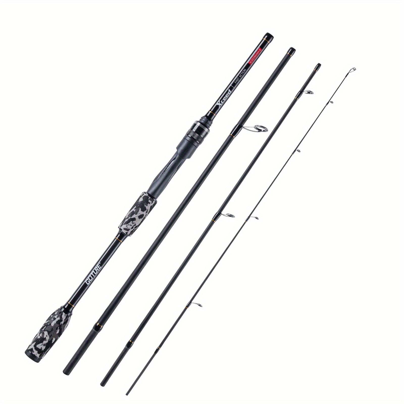 Xceed 1.98m Carbon Spinning/casting Fishing Rod M/mh - Temu Canada
