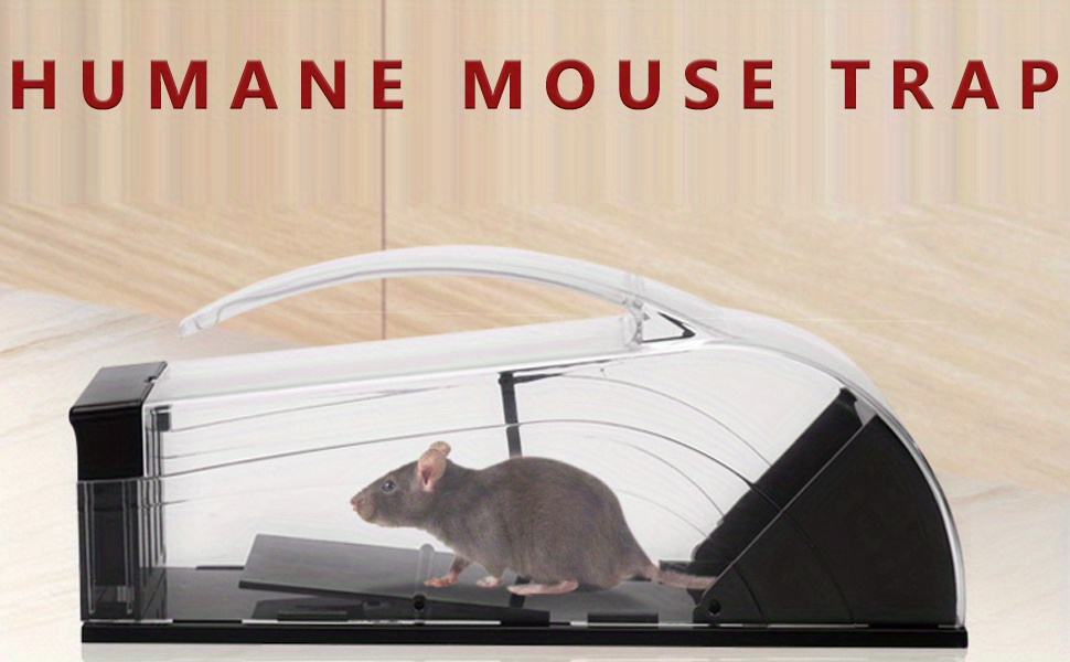 KEPLIN Mausefalle Lebend - Die tierfreundliche Lebendfalle Rattenfalle -  Mäuse einfach fangen (1pk, Braun)
