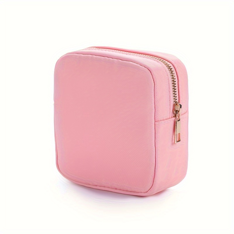 Nylon Mini Makeup Bag For Purse Preppy Small Cute Makeup Bag - Temu