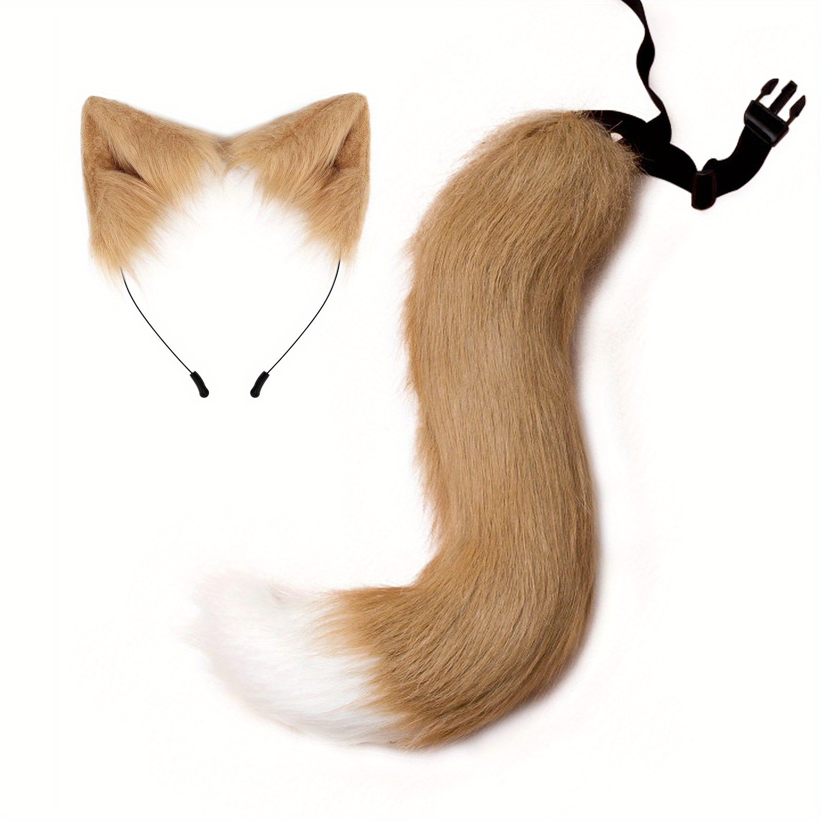 Halloween Party Simulation Fox Tail Wolf Tail Animal Tail - Temu