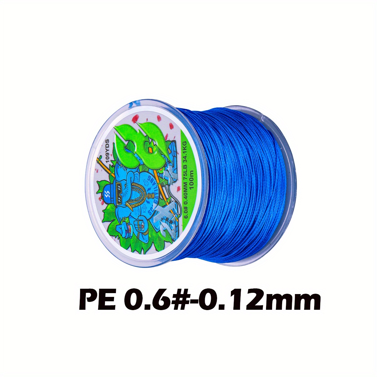 Sougayilang Fishing Line X8 100m 109yds 8 Strands Braided - Temu