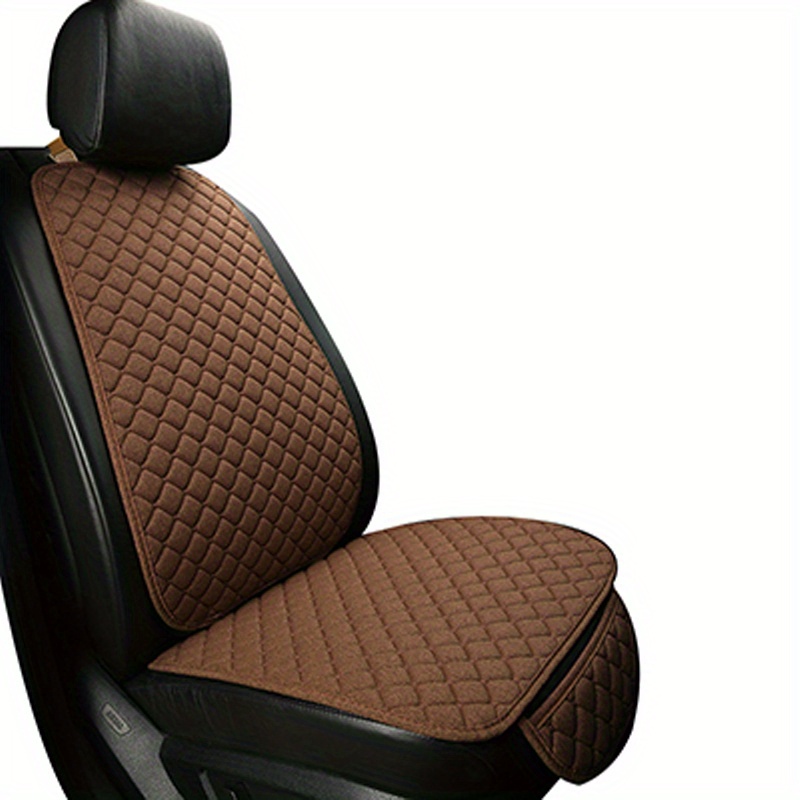 Car Seat Cushion Cover Four Seasons Front Rear Auto - Temu