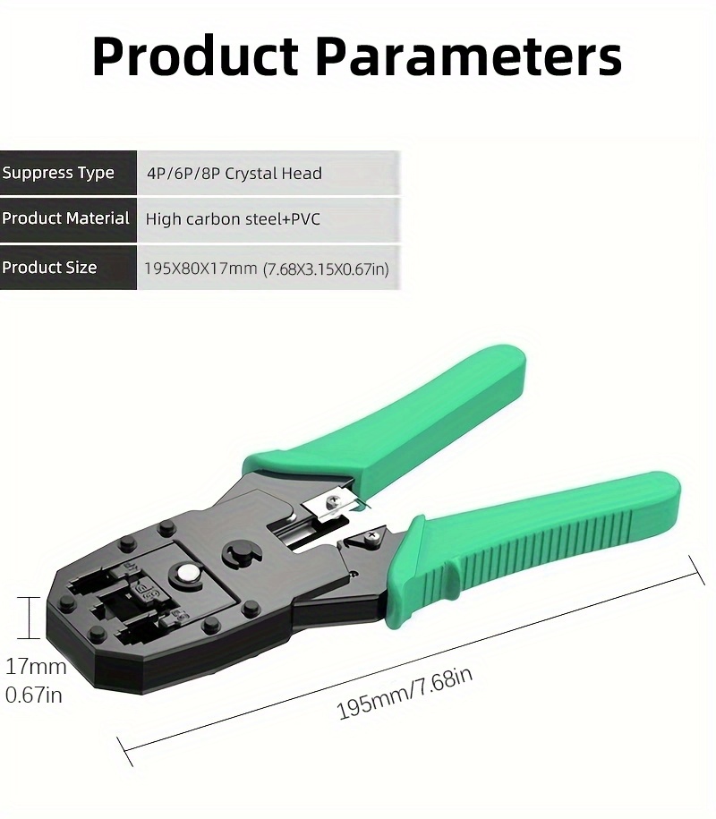 CRIMPADORA RJ45-RJ11-4P6P-4P8P