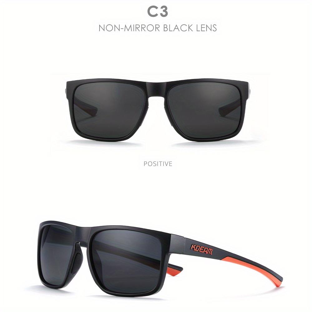 Fishing Polarized Sunglasses for Men Driving Running Golf Sports Glasses  Square UV Protection Designer Style Unisex