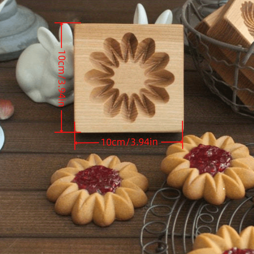 Cookie Baking Tools Diy Hand Press Mould Tools Kitchen Gadgets Cookie  Stamps Mou
