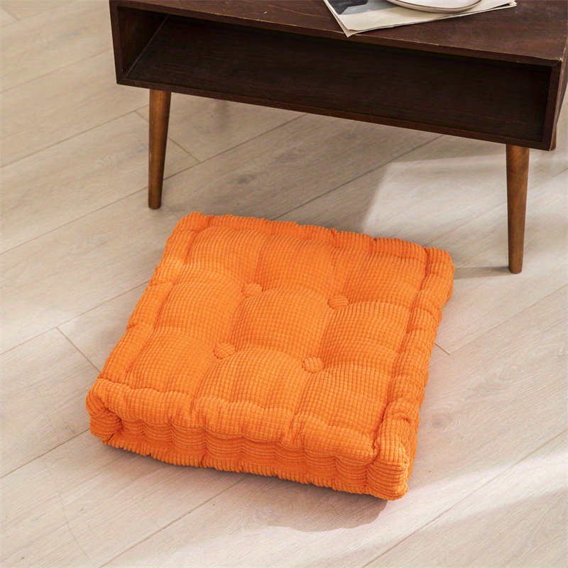 Square Floor Pillow Thick Cushion Meditation Pillows for Adults