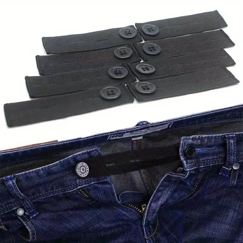 5/6 Stück Elastische Verstellbare Knopf Jeans Taillen - Temu Austria