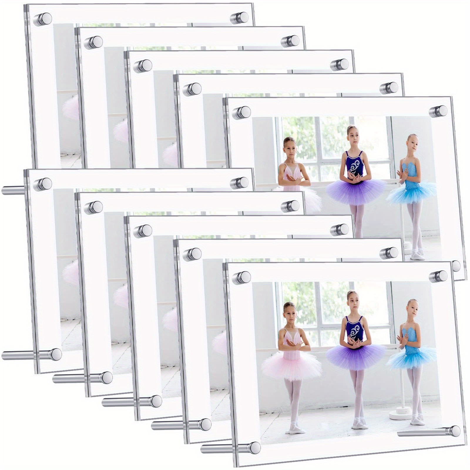Clear Acrylic Picture Frame Acrylic Photo Frame Desktop Temu