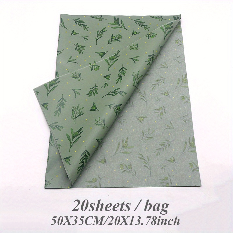 Eucalyptus Pattern Tissue Paper Perfect For Gift Wrapping - Temu