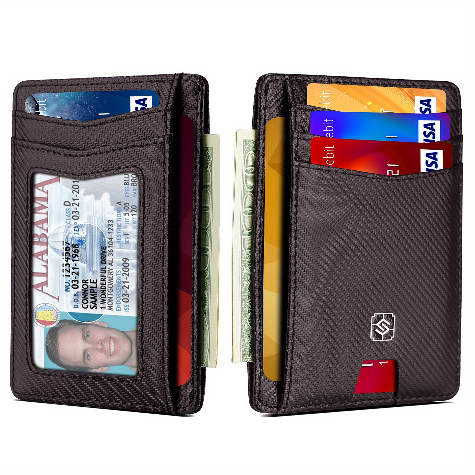  kinzd Money Clip, Front Pocket Wallet,Leather RFID