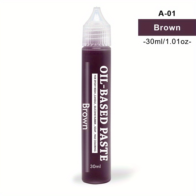 18 Colors Epoxy Pigment, Opaque Liquid Resin Colorant Each 10ml