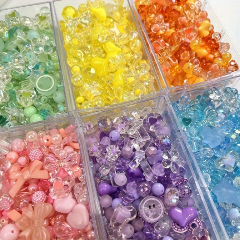 12mm baby acrylic beaded bracelets colorful