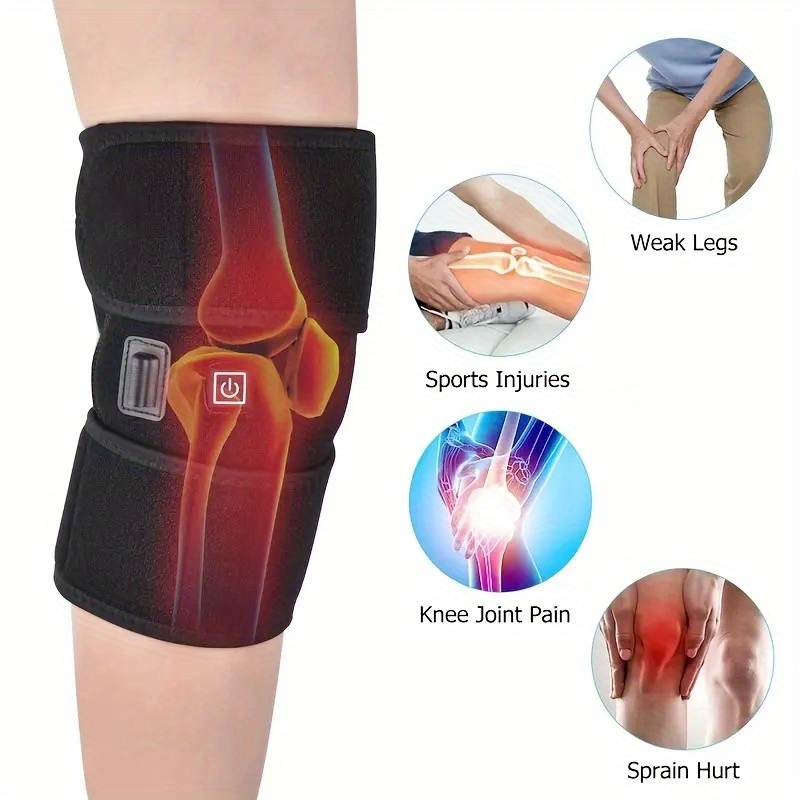 electric heating care for knee protection tool infrared heating relax knee joint and rehabilitation in arthritis joint exercise health care and protective belt heated knee brace wrap support thanksgiving gift for dad mom details 4