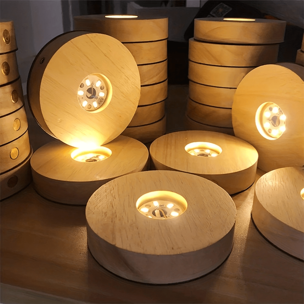 1pc 6cm/8cm/10cm Lumière Blanche/lumière Chaude 6 LED Lampe - Temu Belgium